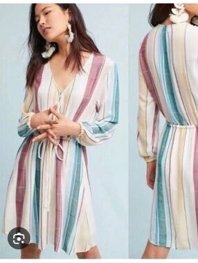 RAILS | Becca Cusco Stripe Mini Dress for Anthropologie Sz XS